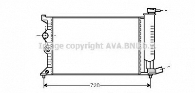 AVA QUALITY COOLING cn2104 -  Радиатор, охлаждение двигателя